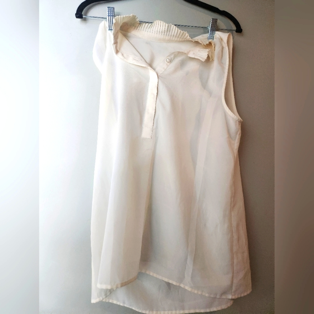 J. Crew Blouse Like New Frilled Collar